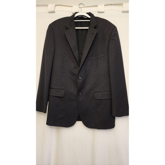 Pronto Uomo Other - Pronto Uomo Blazer Mens 44R Gray 100% Wool Sport Coat Jacket Korea Business